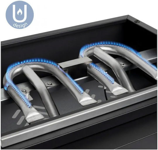 HKoenig Gasgrill mit 2 cm