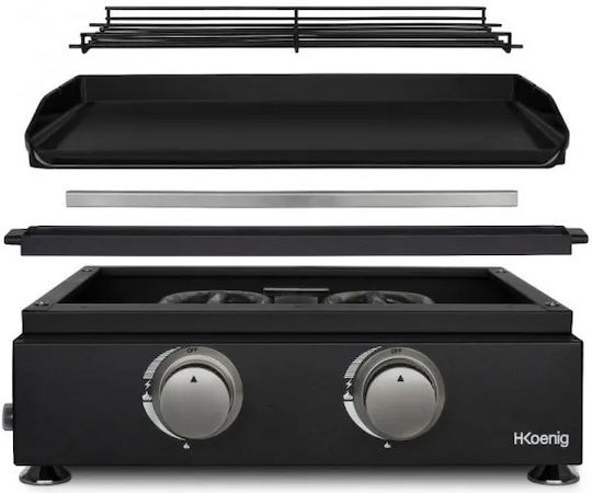 HKoenig Gasgrill mit 2 cm