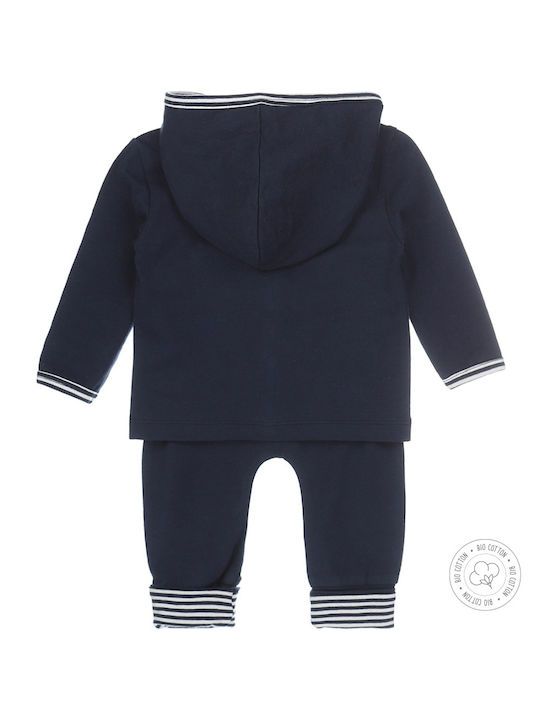 Dirkje Kids Set with Pants Winter 3pcs Navy Blue