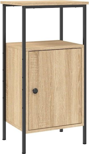 Nachttisch Metall Sonoma Oak 41x31x80cm