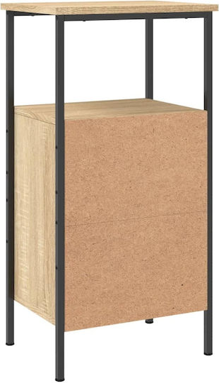 Nachttisch Metall Sonoma Oak 41x31x80cm