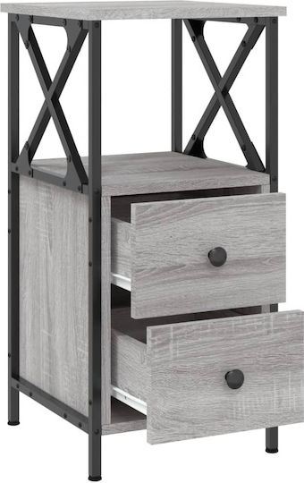 Комод Дървен Grey Sonoma 34x35.5x70см