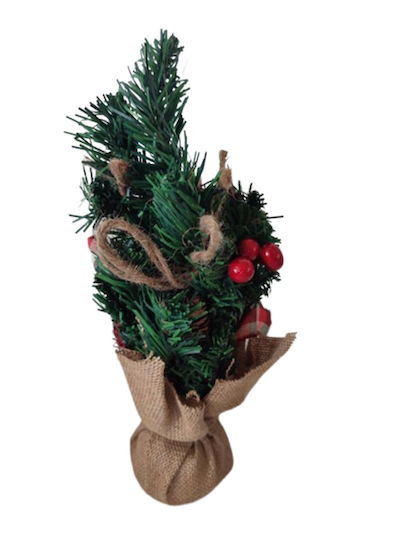 Christmas Decorative Tree 32cm Adorned Green