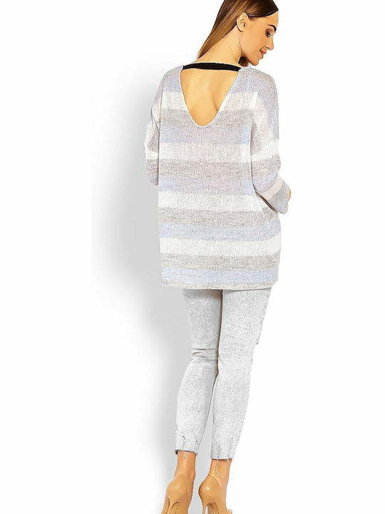 PeeKaBoo Maternity Sweater Gray