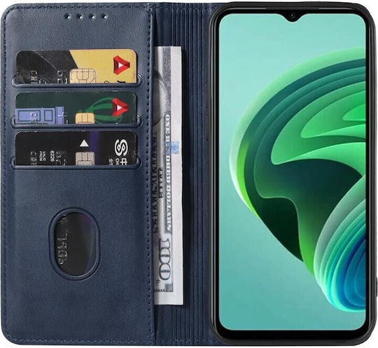 Wallet Δερμάτινο Μπλε (Redmi 10 5G)