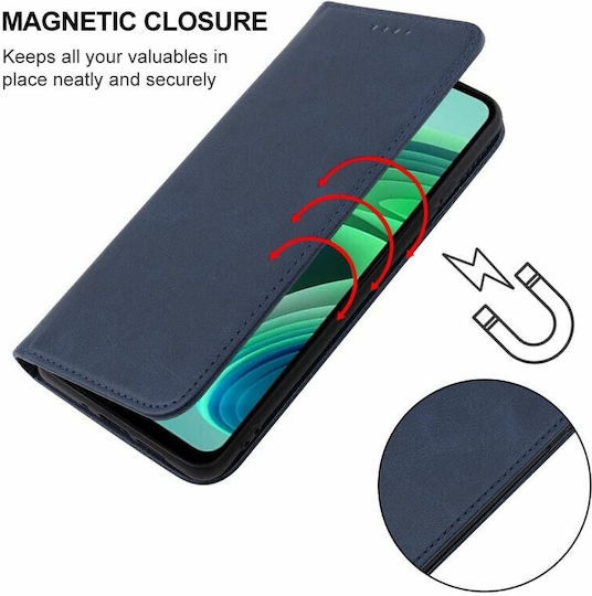 Wallet Δερμάτινο Μπλε (Redmi 10 5G)