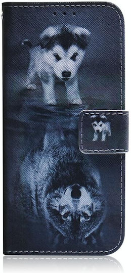 Coloured Drawing Back Cover Leather (Redmi 10 5G)