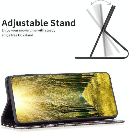 Colored Drawing Invisible Buchen Sie Leder (Redmi 10 5G)
