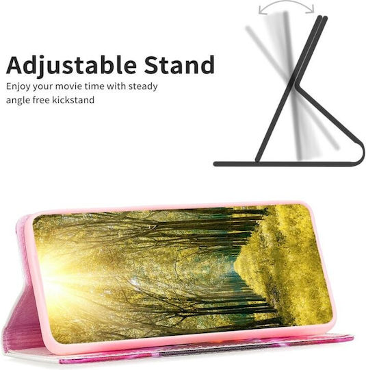 Colored Drawing Invisible Book Leather (Redmi 10 5G)