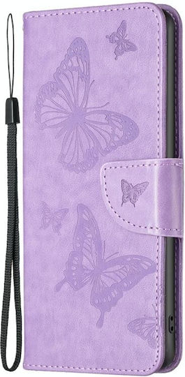 Two Butterflies Wallet Μωβ (Redmi 10 5G)