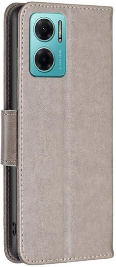 Two Butterflies Wallet Gri (Redmi 10 5G)