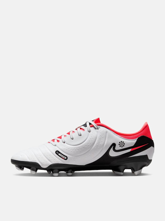 Nike Tiempo Legend 10 Academy Fußballschuhe mit Stollen White / Bright Crimson / Black