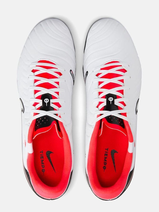 Nike Tiempo Legend 10 Academy Fußballschuhe mit Stollen White / Bright Crimson / Black