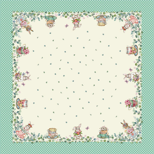 Vassiliadis Bros Easter Tablecloth Fabric 140x140x140pcs