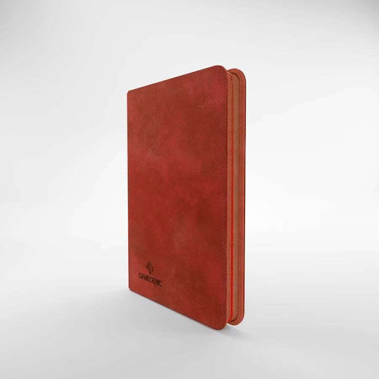 Gamegenic Zip-Up Album 8 Pocket Binder 4-Pocket Standard Size Κόκκινο