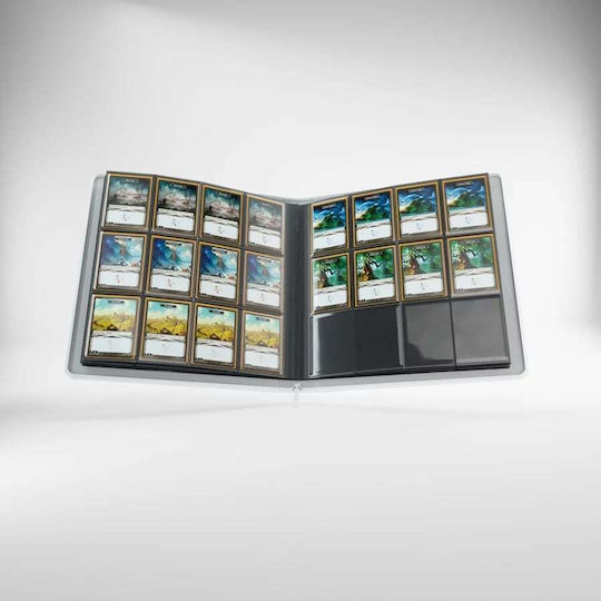 Gamegenic Zip-Up Album 24 Pocket Binder 12-Pocket Standard Size White