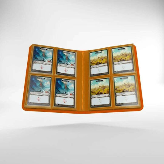 Gamegenic Casual Album 8 Pocket Binder 4-Pocket Standard Size Πορτοκαλί