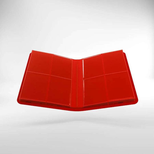 Gamegenic Casual Album 8-Fächer Bindemittel 4-Fächer Standard Größe Rot