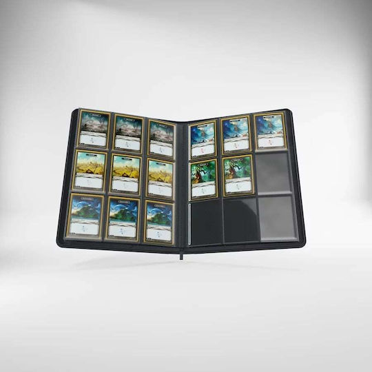 Gamegenic Zip-Up Album 18 Pocket Binder 9-Pocket Standard Size Black
