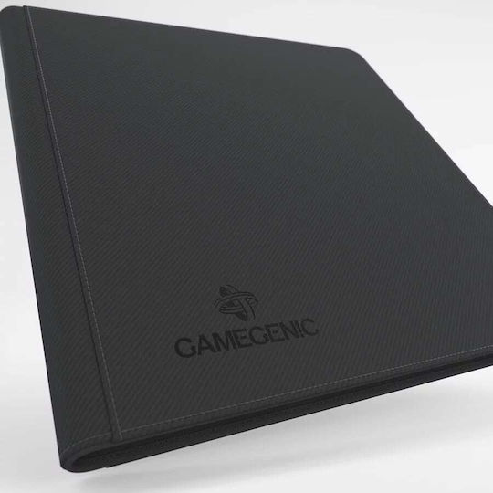 Gamegenic Zip-Up Album 18 Pocket Binder 9-Pocket Standard Size Black
