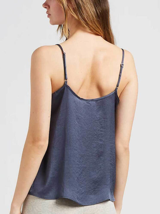 Damen Sommer Bluse mit Trägern Lila