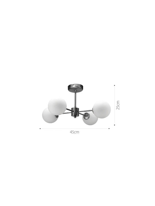 Inlight Deckenleuchte 45cm Gold mit Fassung G9