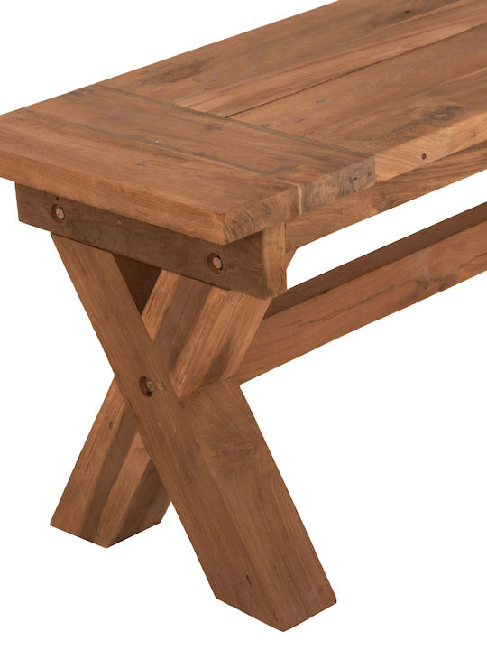 Bench Outdoor Wooden 220x40x45cm