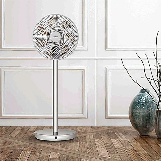 Stylies Tukan Fan Pedestal 25W Diameter 40cm White