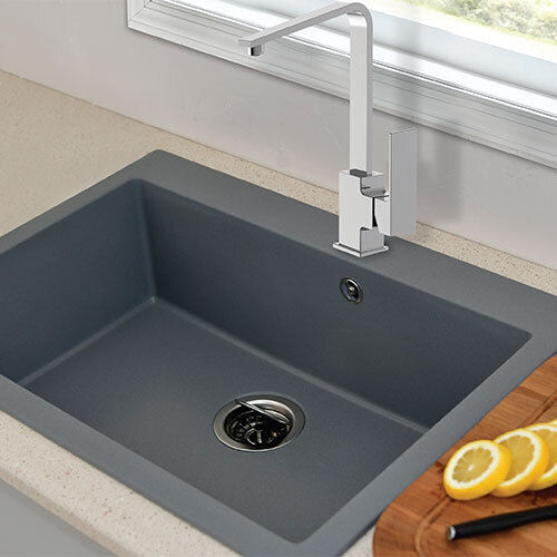 Crown Quadra Q70 Drop-In Μ70xΠ50cm Titan Crown Quadra Q70 Drop-In Μ70xΠ50cm Titan