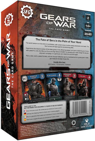Board Game Gears of War for 2 Players 14+ Years Old (EN) Steamforged Games