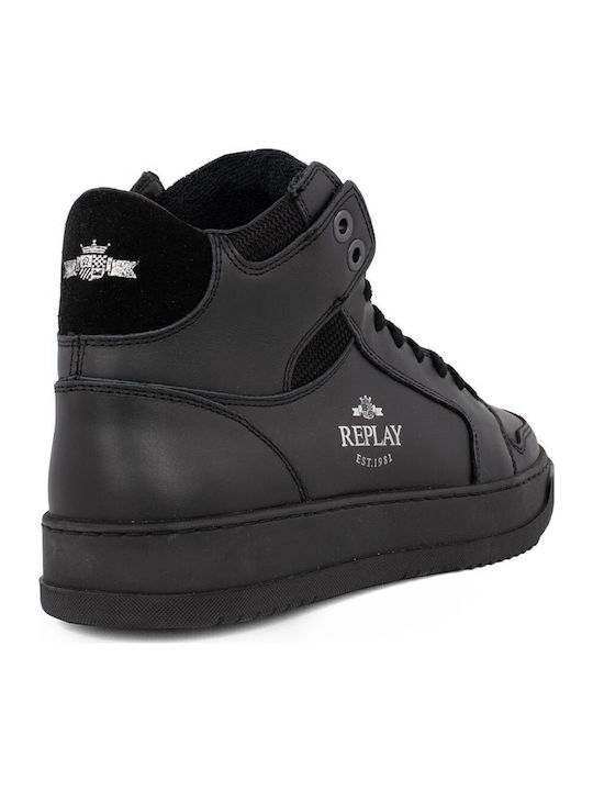 Leather Black Men's Boots