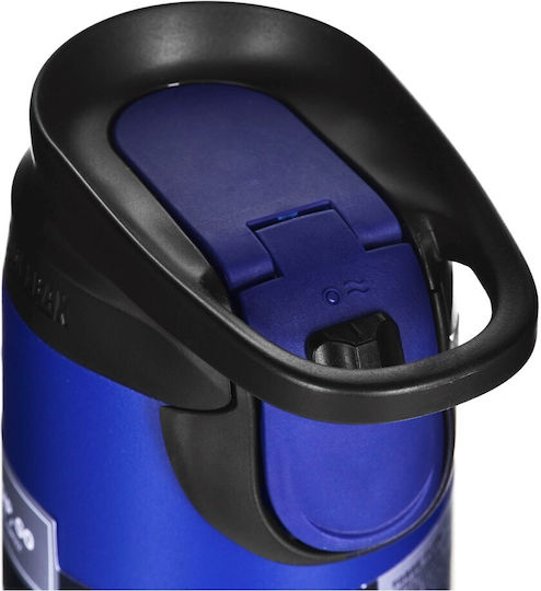 Camelbak Forge Flow Sst Vacuum Bottle Thermos Stainless Steel BPA Free 450ml Navy with Mouthpiece