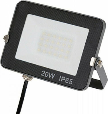 Fos me Waterproof LED Floodlight 100W Cold White 6500K IP65