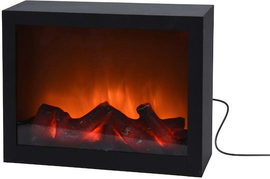 BigBuy LED Dekorative Tischlampe Kamin
