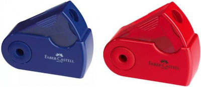 Faber-Castell 182711 Sleeve Mini Plastic Double Pencil Sharpener Barrel (Μiscellaneous Colours)