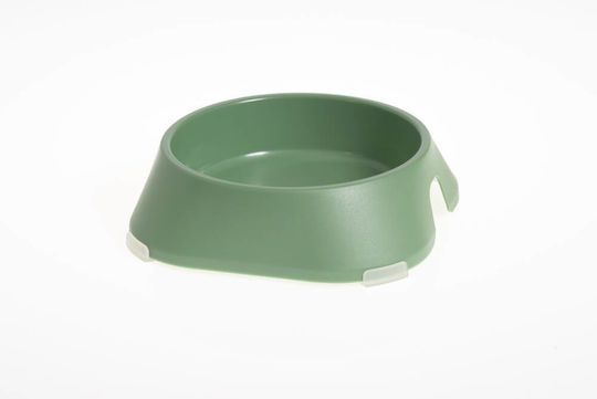 Fiboo Plastic Bowl Food & Water for Dog 400ml in Green Color 1pcs