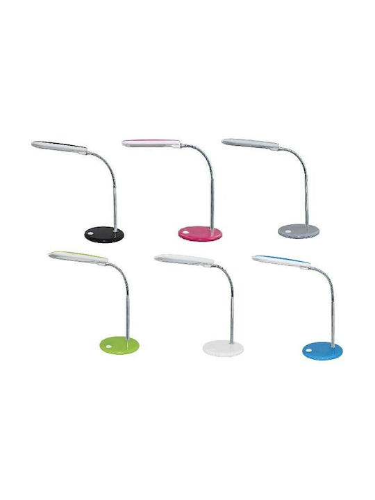 Aca Baz LED Office Lamp with Flexible Arm in White Color