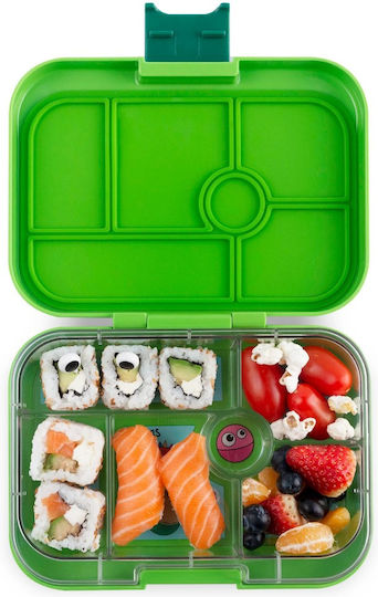 Yumbox Plastic Kids' Food Container Green