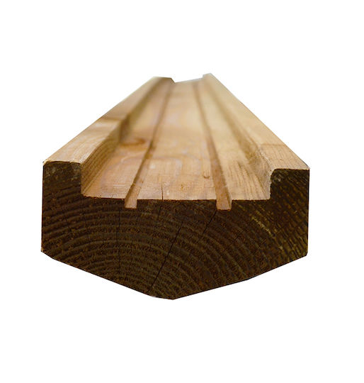 Showood Κουπαστή για Περίφραξη Κήπου από Ξύλο 183x5.4x5.4εκ.