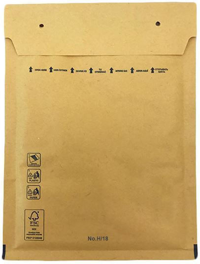 Envelope Kraft Bag Type 1pcs in Beige Color WZH18