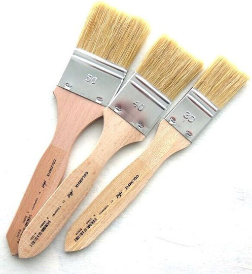 Colorfix Art Πινέλο Ζωγραφικής Στρογγυλό / Πλακέ No10 / No30