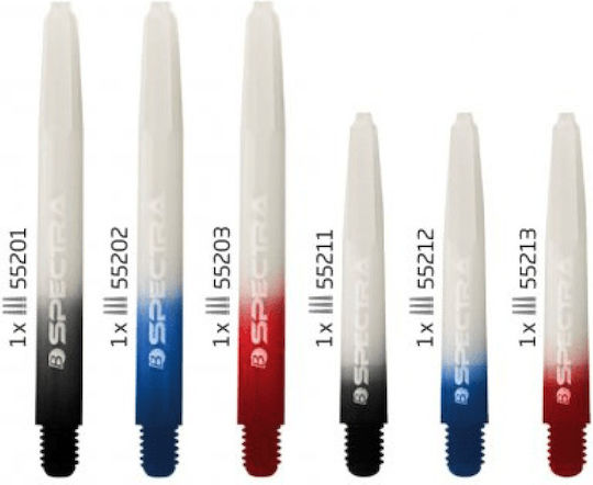 Bull's Spectra Nylon Shaft Stiele für Pfeile Short Schwarz