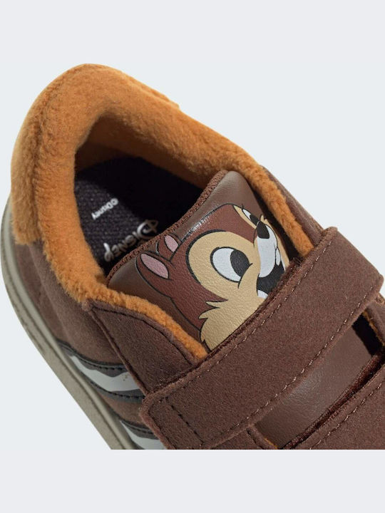 Grand Court GRAND COURT Kids Sneakers with Scratch Brown