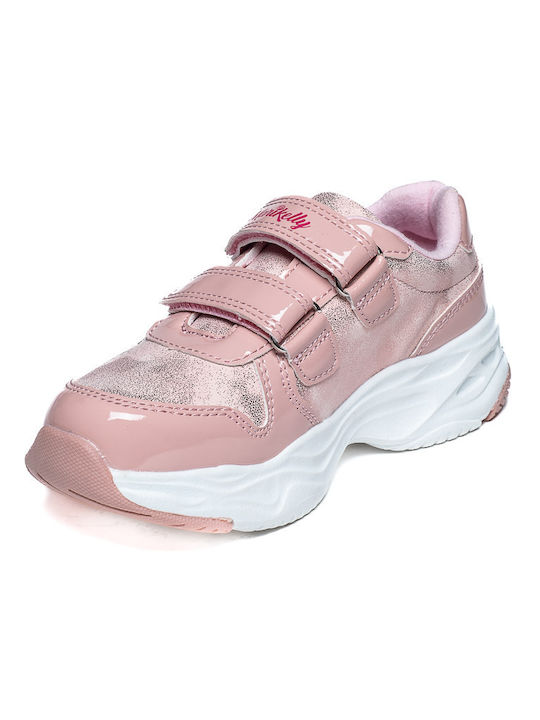 Kids Sneakers with Scratch Pink