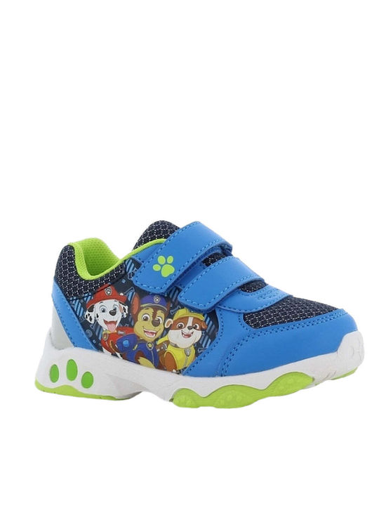 Kids Sneakers with Scratch & Lights Blue