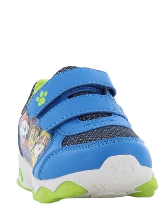Kids Sneakers with Scratch & Lights Blue