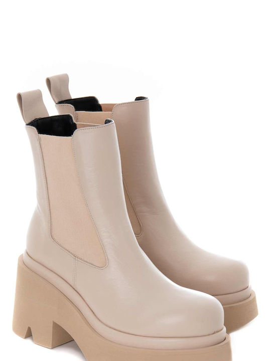 Paloma Barceló Women's Chelsea Boots Beige