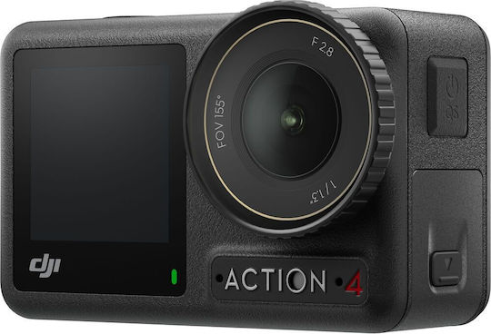 DJI Osmo Action 4 Actionkamera 4K Ultra HD Unterwasser Standard-Kombination mit Touchscreen 2.25" und WLAN Schwarz