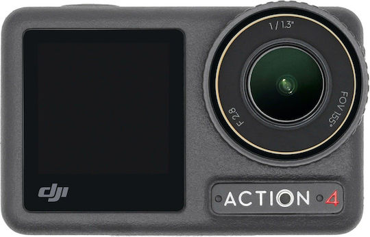 DJI Osmo Action 4 Adventure Combo Action Camera 4K Ultra HD Underwater with Touch Screen 2.25" and Wi-Fi Black