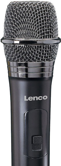 Lenco MCW-011BK Wireless Δυναμικό Microphone Handmade for Vocals